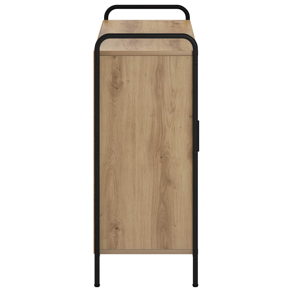 vidaXL Bufet Dąb artisan 97 x 33 x 81 cm Drewno inżynieryjne