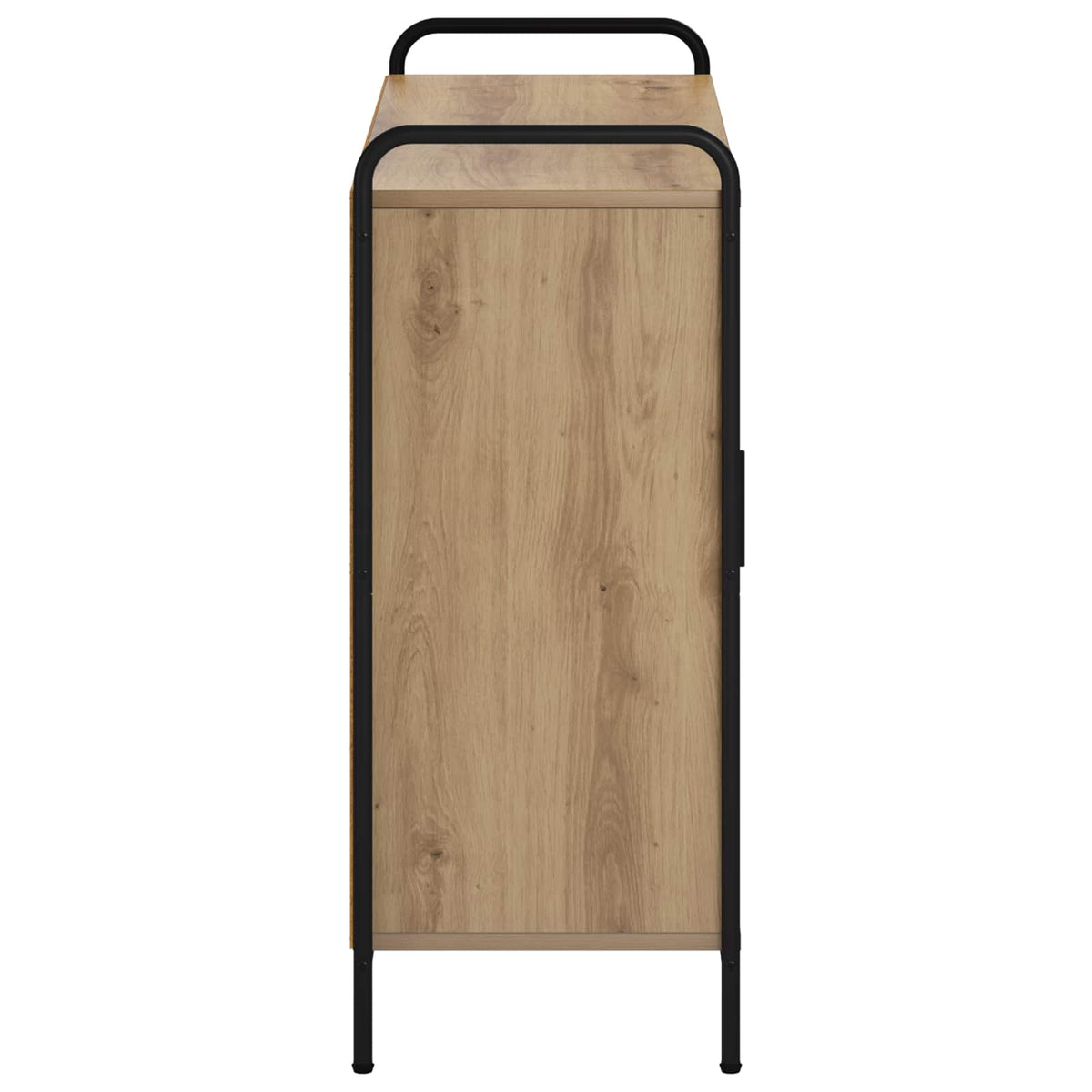 vidaXL Bufet Dąb artisan 97 x 33 x 81 cm Drewno inżynieryjne