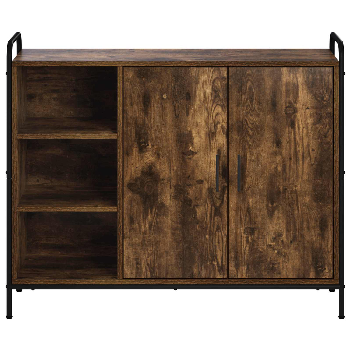 vidaXL Bufet Dąb wędzony 97 x 33 x 81 cm Drewno inżynieryjne