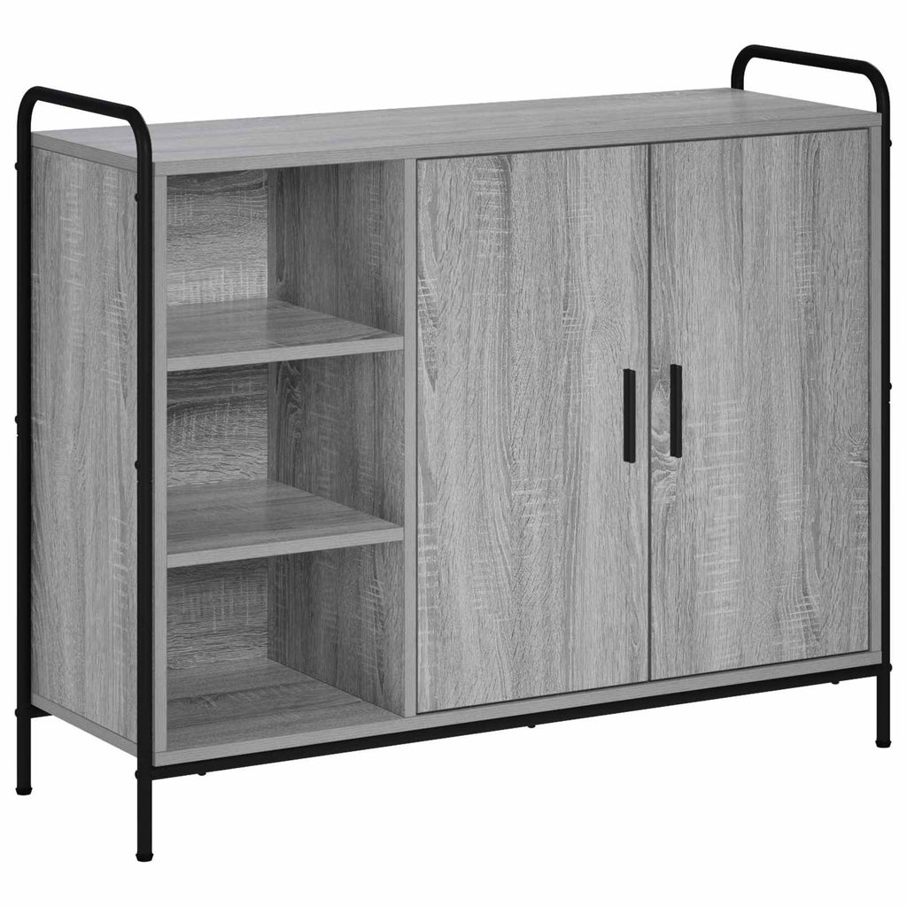 vidaXL Bufet Szary Sonoma 97 x 33 x 81 cm Drewno inżynieryjne