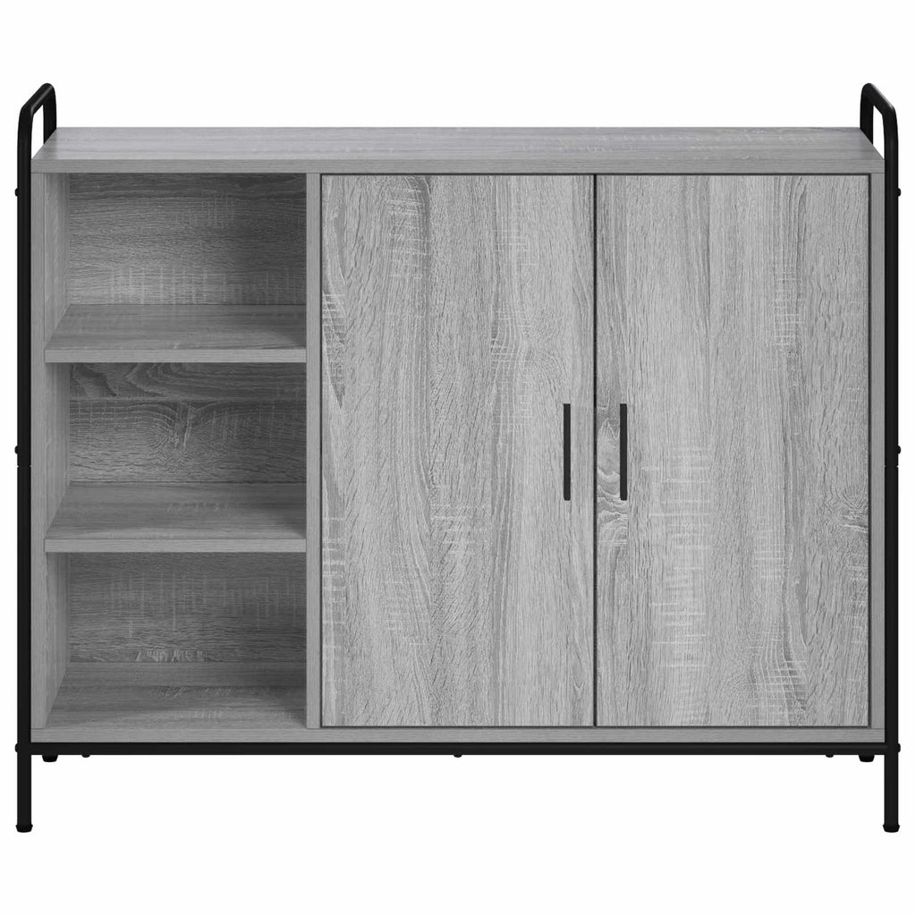 vidaXL Bufet Szary Sonoma 97 x 33 x 81 cm Drewno inżynieryjne