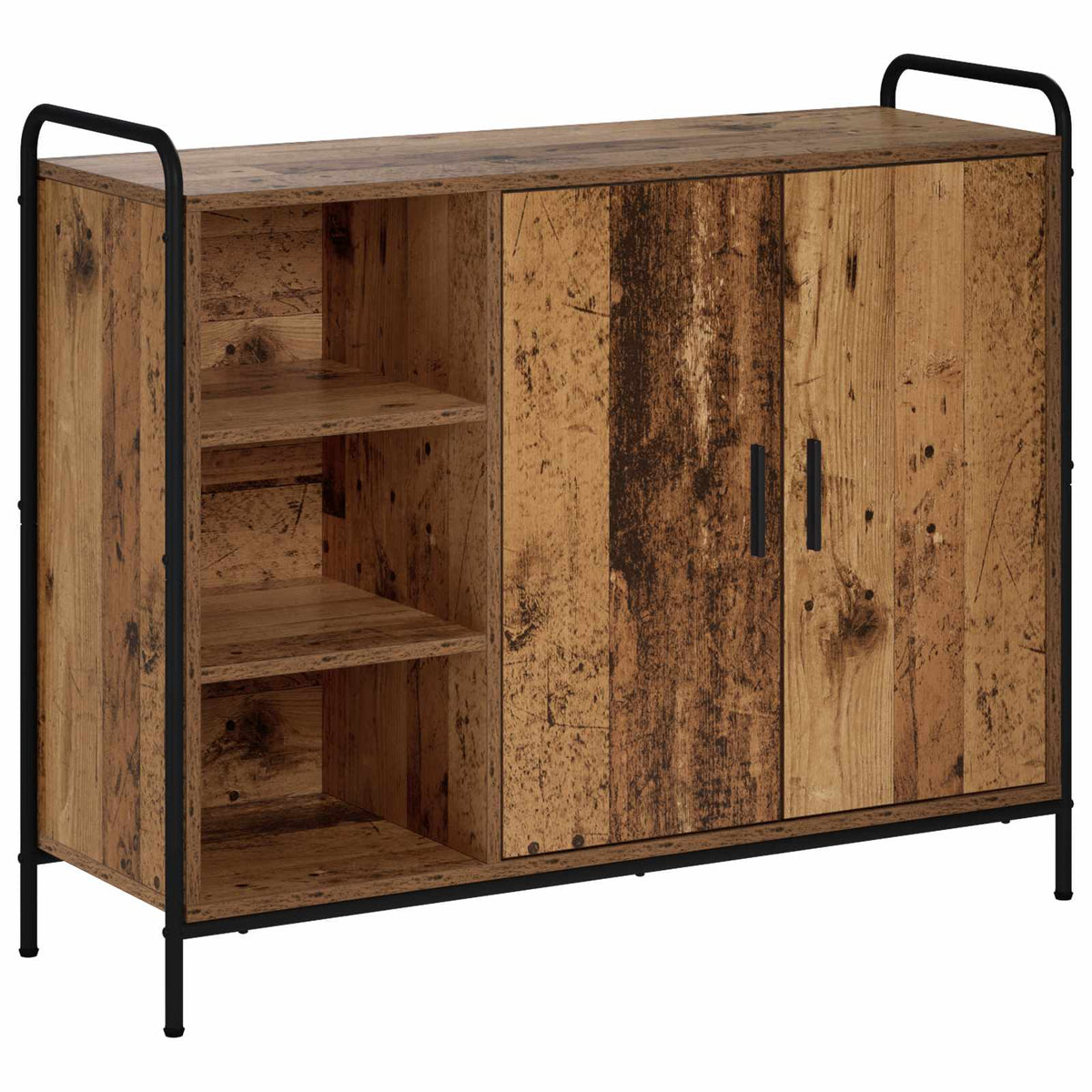vidaXL Bufet Stare drewno 97 x 33 x 81 cm Drewno inżynieryjne