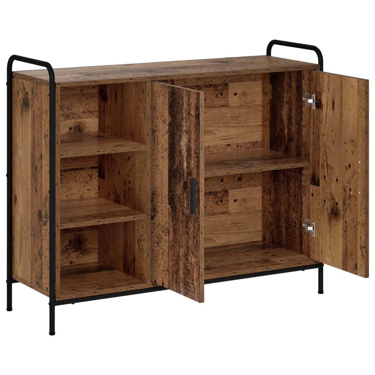 vidaXL Bufet Stare drewno 97 x 33 x 81 cm Drewno inżynieryjne