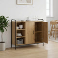 vidaXL Bufet Dąb artisan 97 x 33 x 81 cm Drewno inżynieryjne