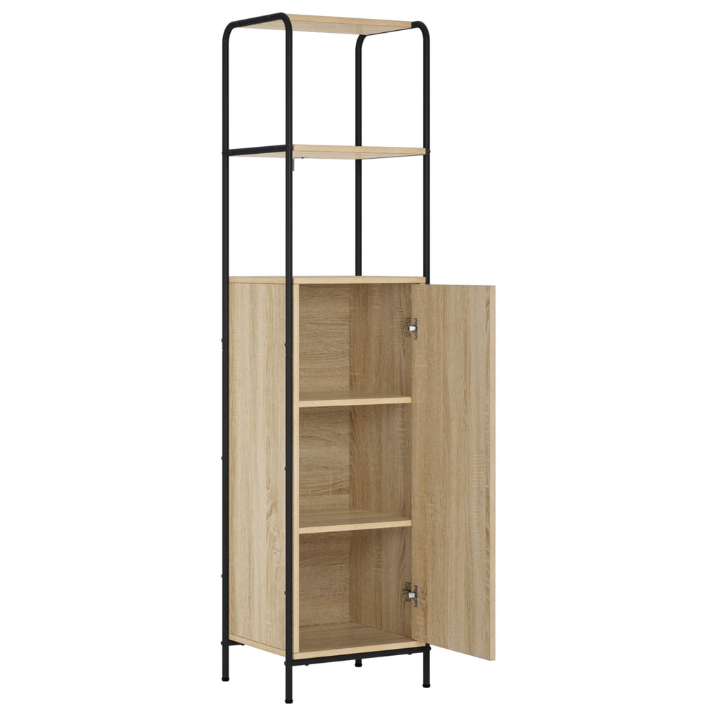 vidaXL Highboard dąb Sonoma 40 x 33 x 161 cm Drewno inżynieryjne