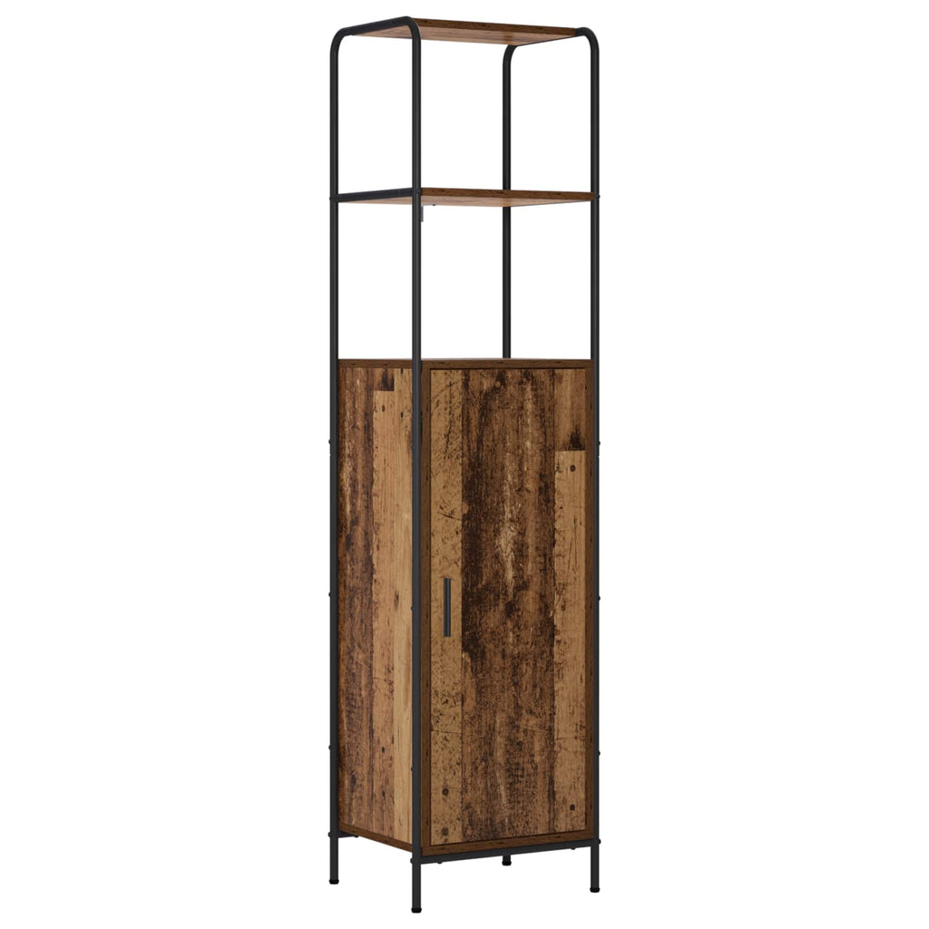 vidaXL Highboard Stare drewno 40 x 33 x 161 cm Drewno inżynieryjne