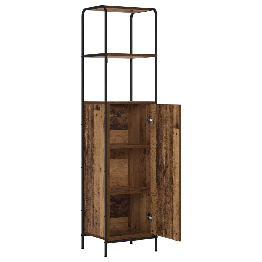 vidaXL Highboard Stare drewno 40 x 33 x 161 cm Drewno inżynieryjne