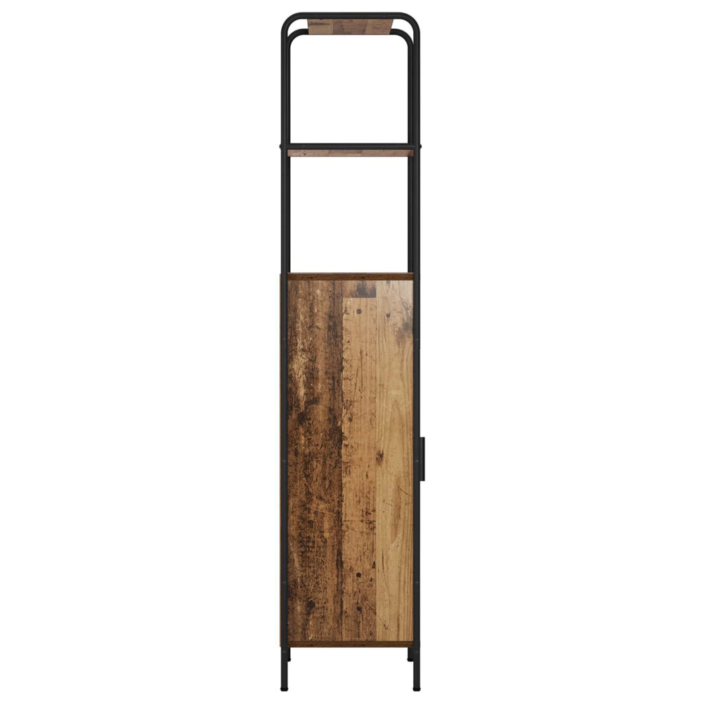 vidaXL Highboard Stare drewno 40 x 33 x 161 cm Drewno inżynieryjne