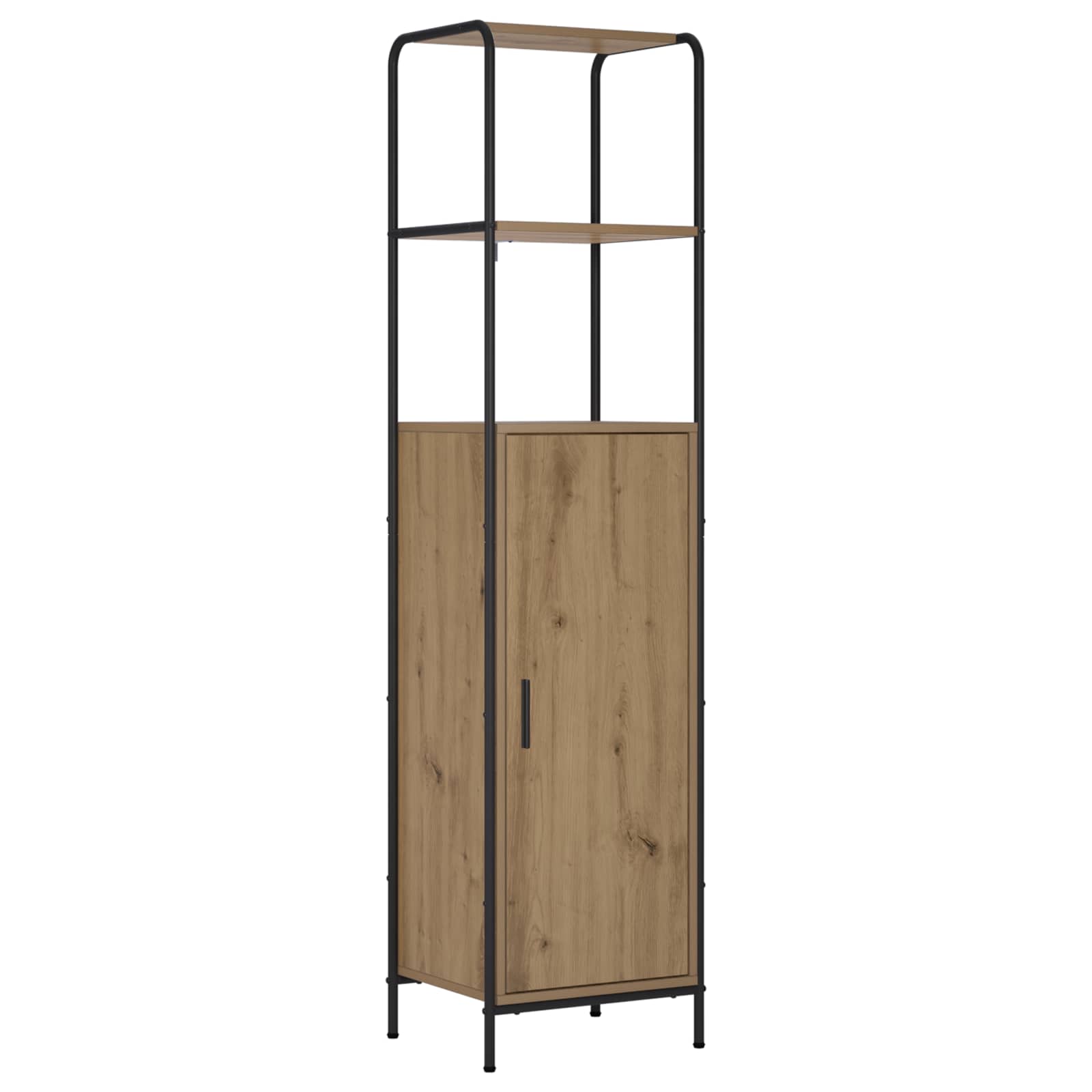 vidaXL Highboard Dąb artisan 40 x 33 x 161 cm Drewno inżynieryjne