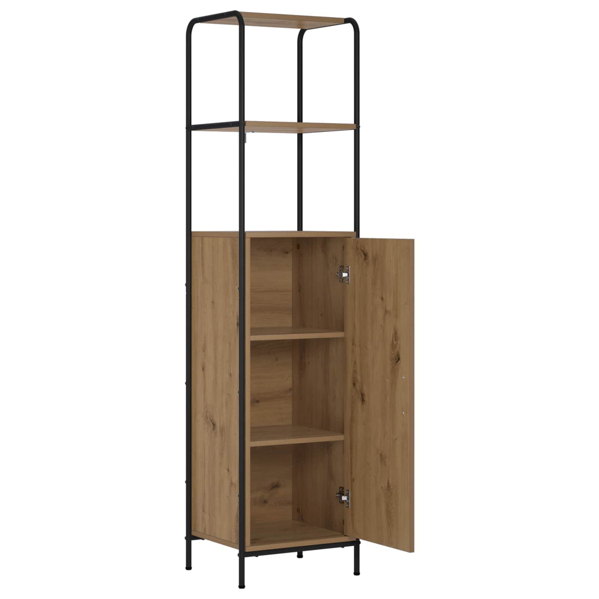 vidaXL Highboard Dąb artisan 40 x 33 x 161 cm Drewno inżynieryjne