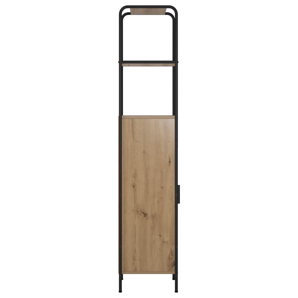 vidaXL Highboard Dąb artisan 40 x 33 x 161 cm Drewno inżynieryjne