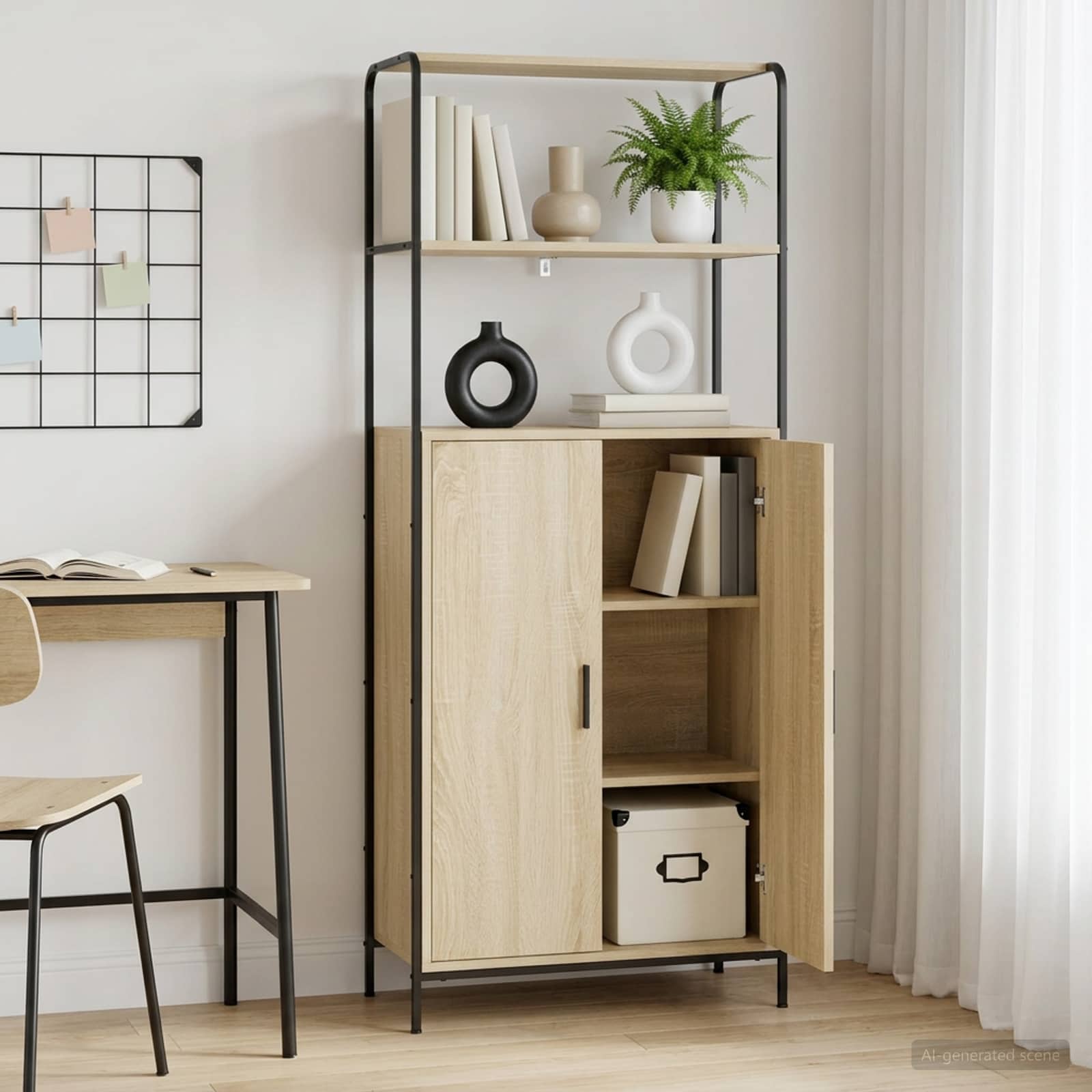 vidaXL Highboard dąb Sonoma 40 x 33 x 161 cm Drewno inżynieryjne
