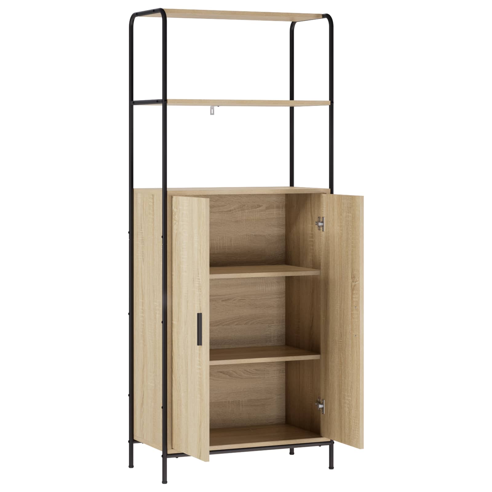 vidaXL Highboard dąb Sonoma 40 x 33 x 161 cm Drewno inżynieryjne