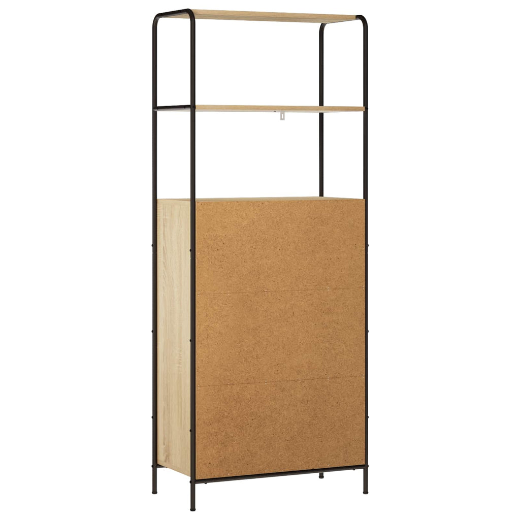 vidaXL Highboard dąb Sonoma 40 x 33 x 161 cm Drewno inżynieryjne
