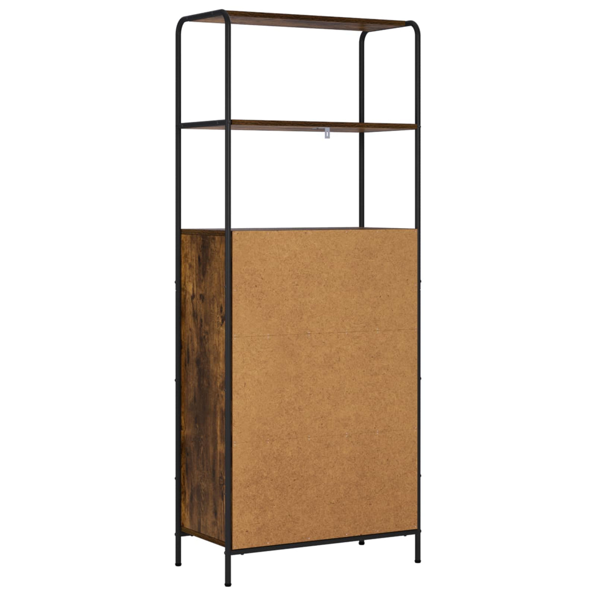 vidaXL Highboard Dąb wędzony 40 x 33 x 161 cm Drewno inżynieryjne