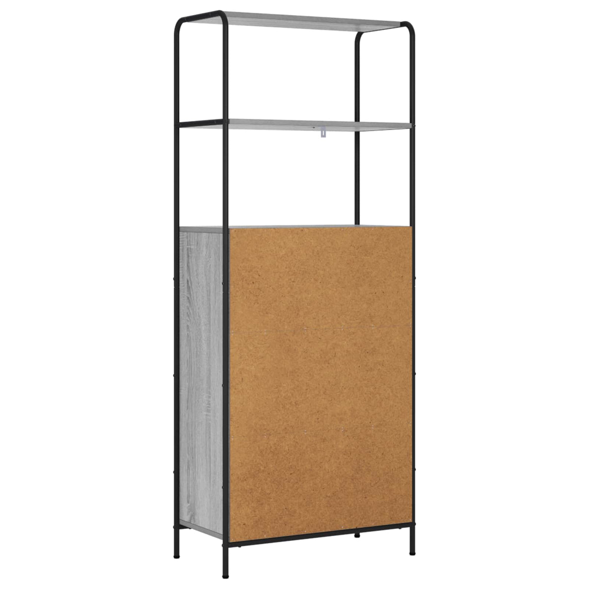 vidaXL Highboard Szary Sonoma 40 x 33 x 161 cm Drewno inżynieryjne
