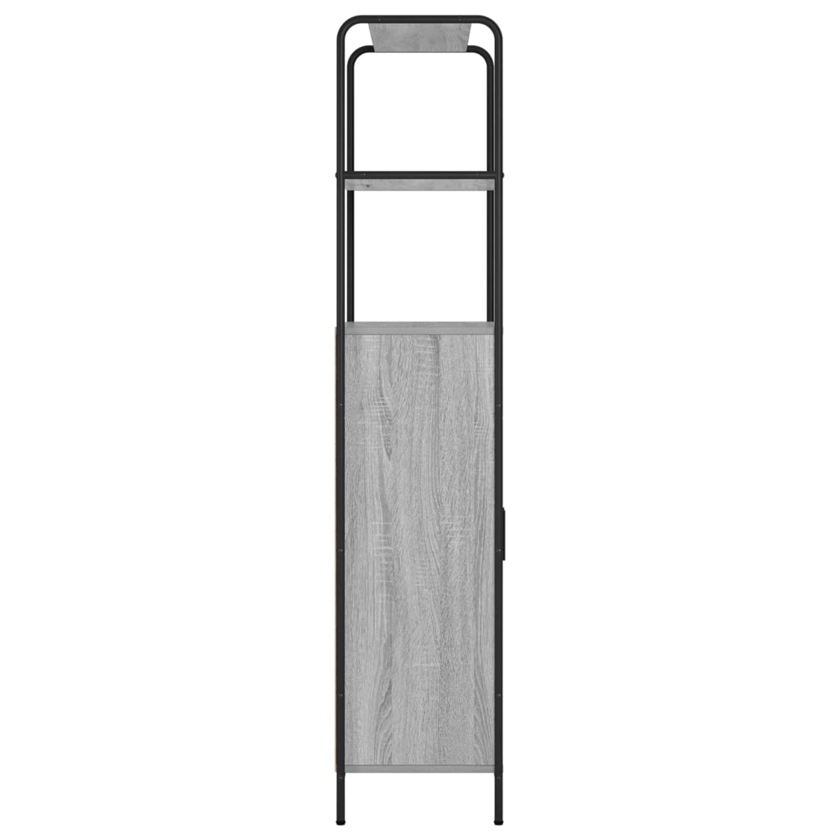 vidaXL Highboard Szary Sonoma 40 x 33 x 161 cm Drewno inżynieryjne