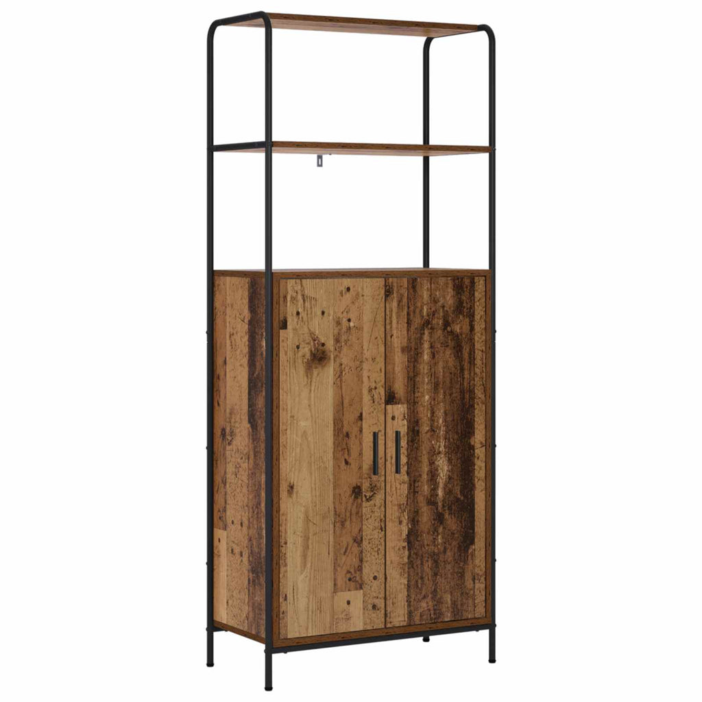 vidaXL Highboard Stare drewno 40 x 33 x 161 cm Drewno inżynieryjne