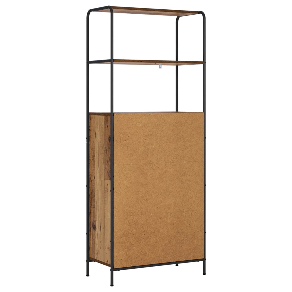 vidaXL Highboard Stare drewno 40 x 33 x 161 cm Drewno inżynieryjne