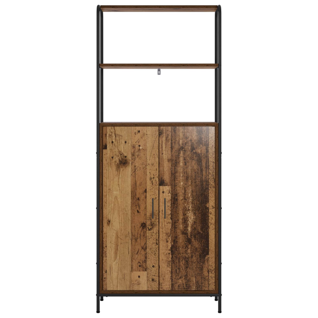 vidaXL Highboard Stare drewno 40 x 33 x 161 cm Drewno inżynieryjne