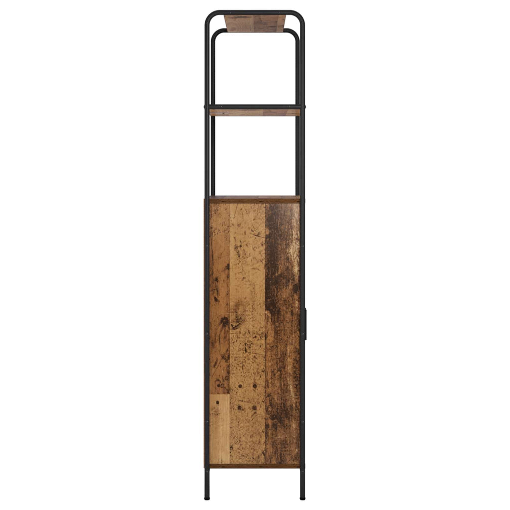 vidaXL Highboard Stare drewno 40 x 33 x 161 cm Drewno inżynieryjne