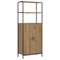 vidaXL Highboard Dąb artisan 40 x 33 x 161 cm Drewno inżynieryjne
