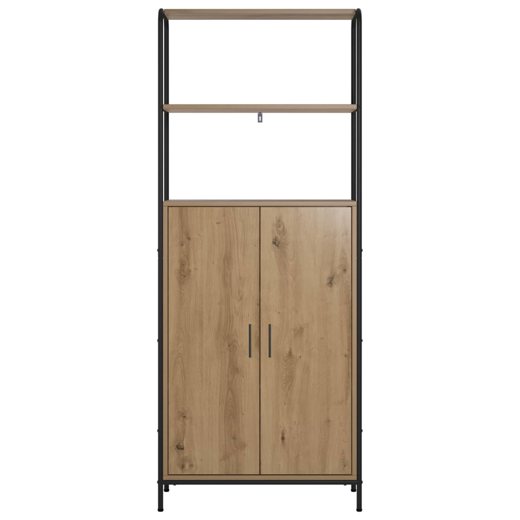 vidaXL Highboard Dąb artisan 40 x 33 x 161 cm Drewno inżynieryjne