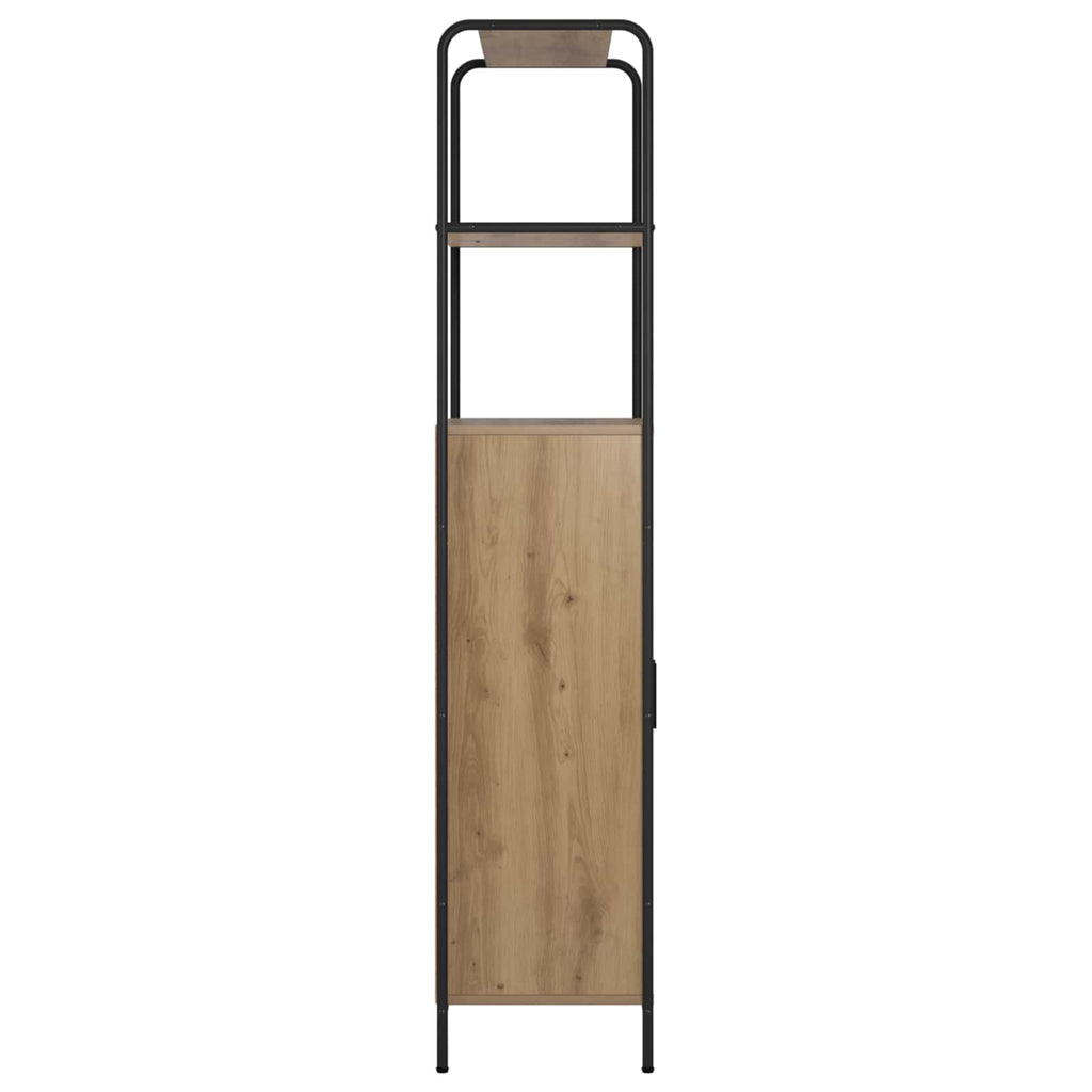 vidaXL Highboard Dąb artisan 40 x 33 x 161 cm Drewno inżynieryjne