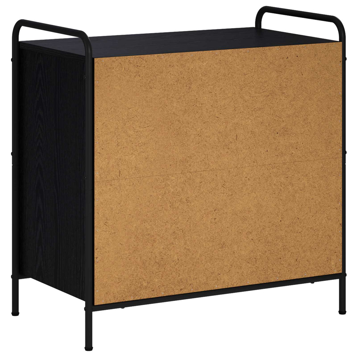 vidaXL Szafka z Szufladami Czarny dąb 70 x 39,5 x 71 cm