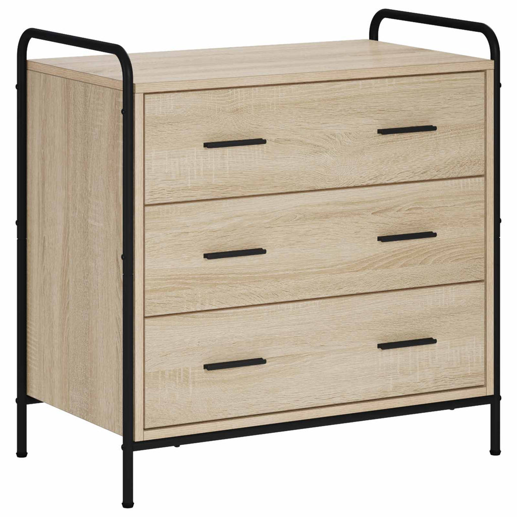 vidaXL Szafka z Szufladami dąb Sonoma 70 x 39,5 x 71 cm