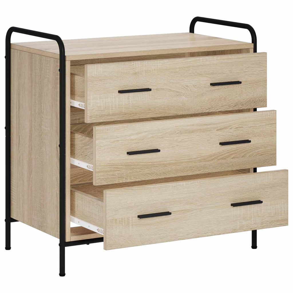 vidaXL Szafka z Szufladami dąb Sonoma 70 x 39,5 x 71 cm
