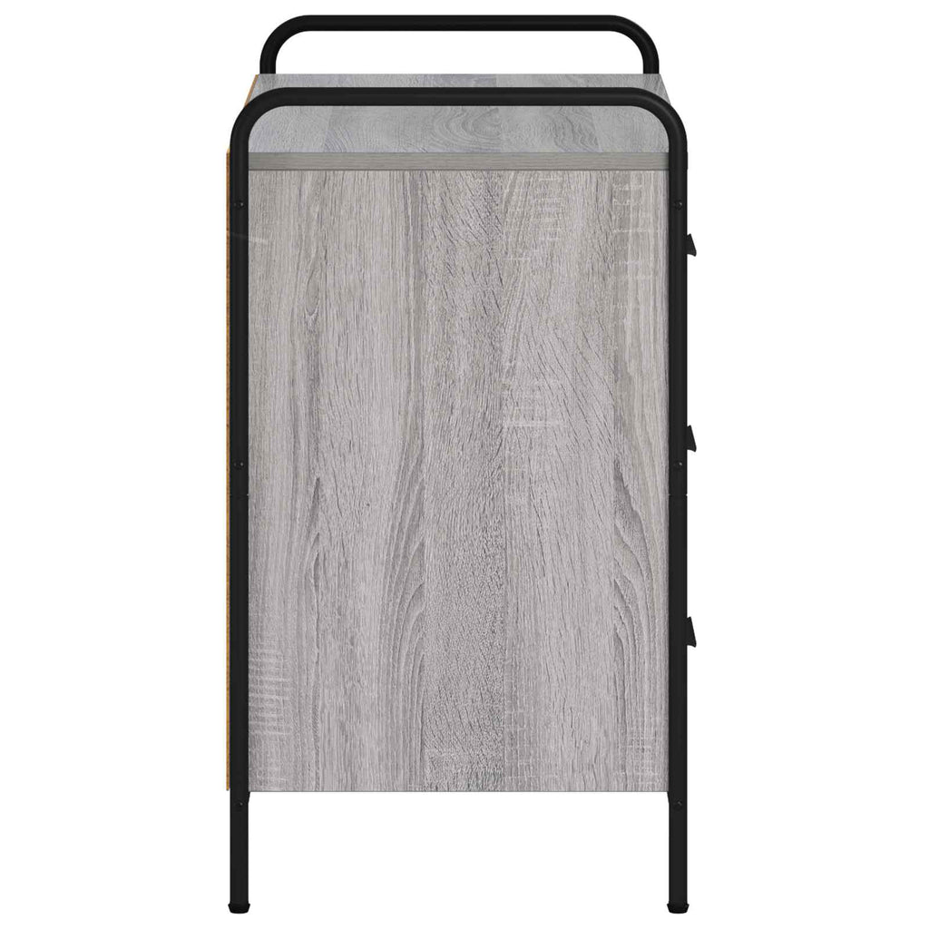 vidaXL Szafka z Szufladami Szary Sonoma 70 x 39,5 x 71 cm
