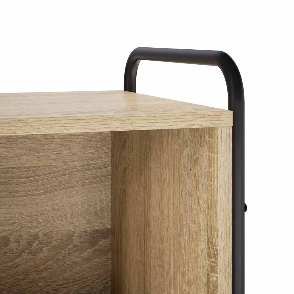 vidaXL Szafka na książki 80 x 33 x 80 cm Drewno inżynieryjne