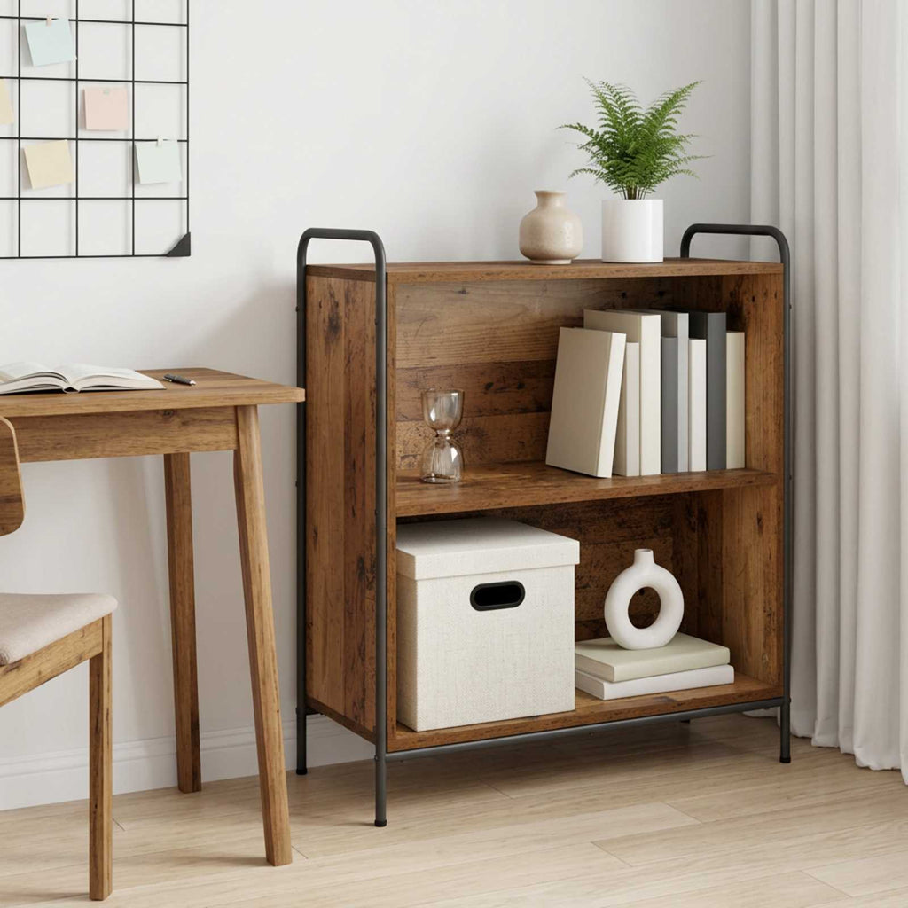 vidaXL Szafka na książki 80 x 33 x 80 cm Drewno inżynieryjne