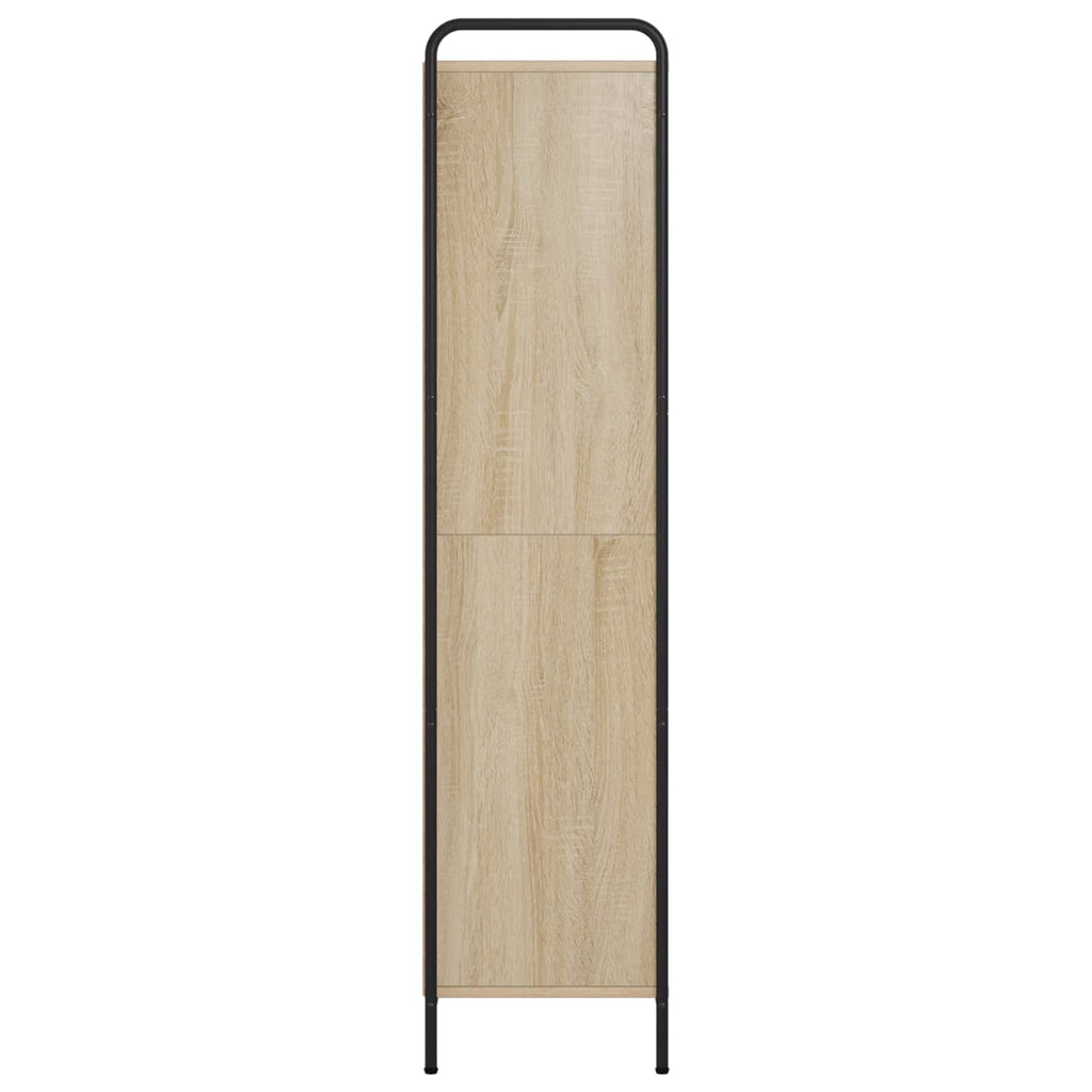 vidaXL Szafka na książki 55,5 x 33 x 174 cm Drewno inżynieryjne