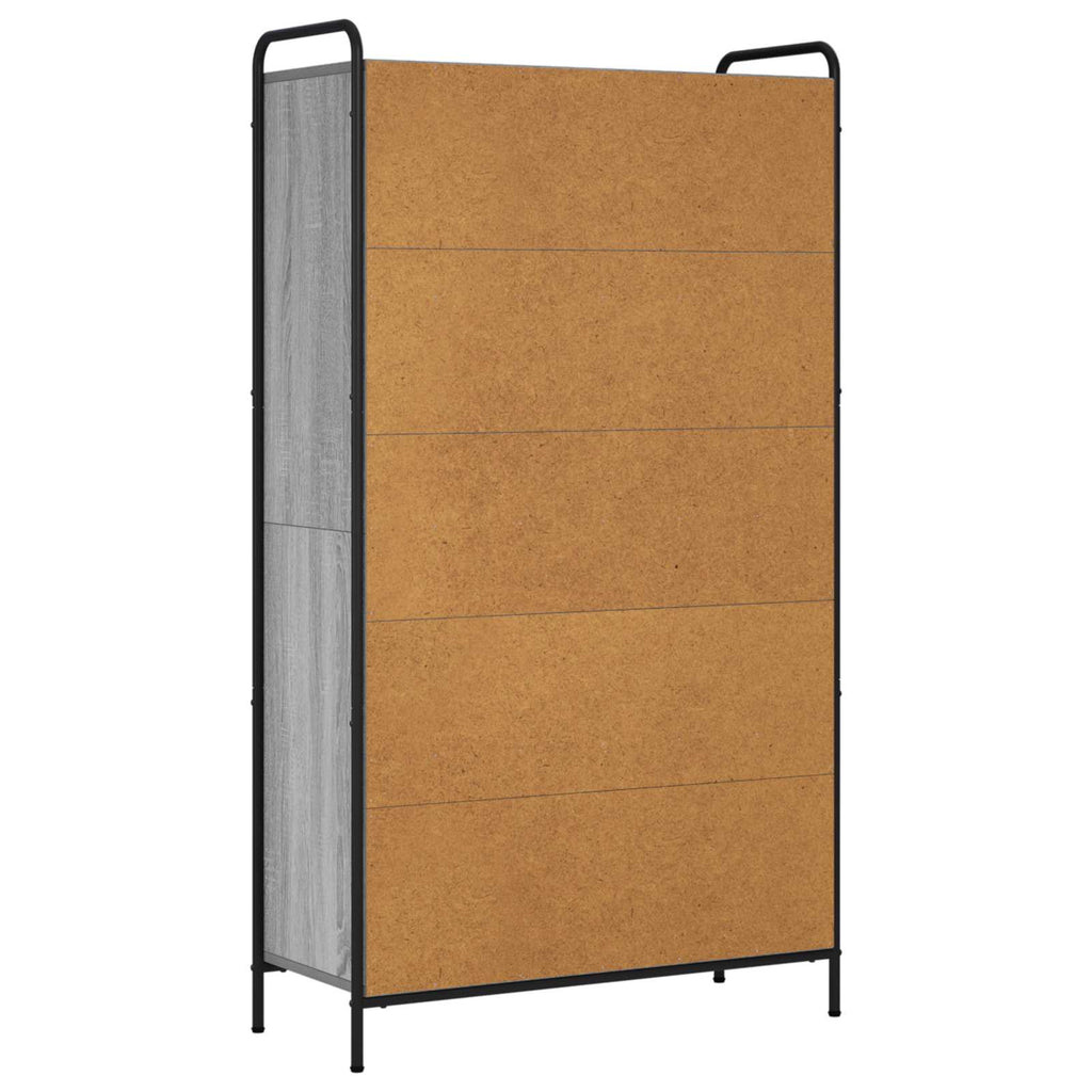 vidaXL Szafka na książki 55,5 x 33 x 174 cm Drewno inżynieryjne