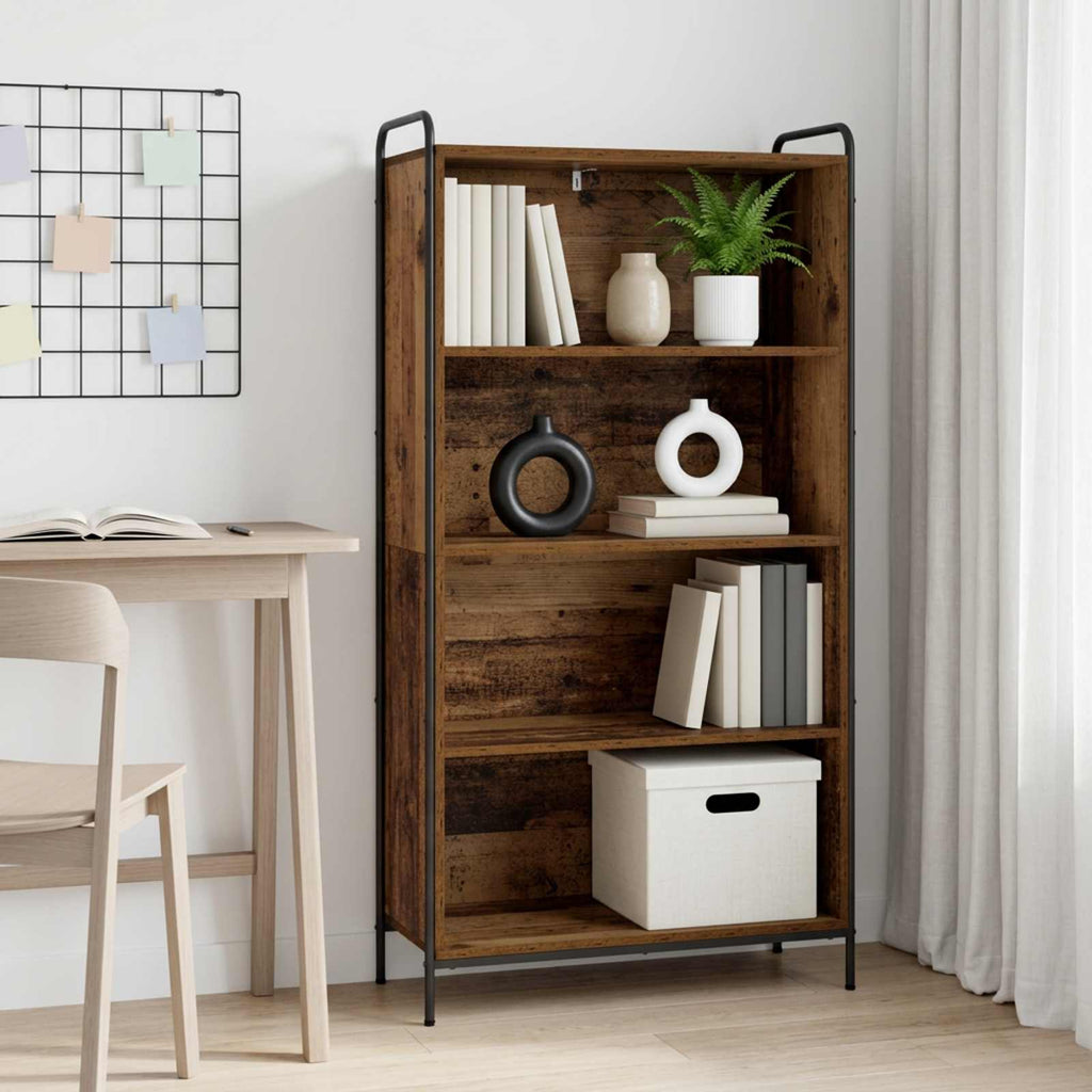 vidaXL Szafka na książki 55,5 x 33 x 174 cm Drewno inżynieryjne