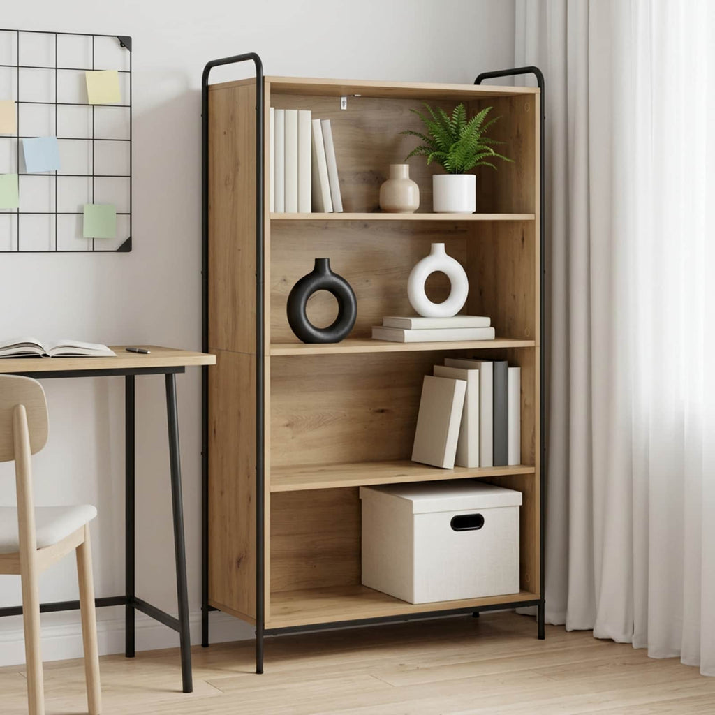 vidaXL Szafka na książki 55,5 x 33 x 174 cm Drewno inżynieryjne