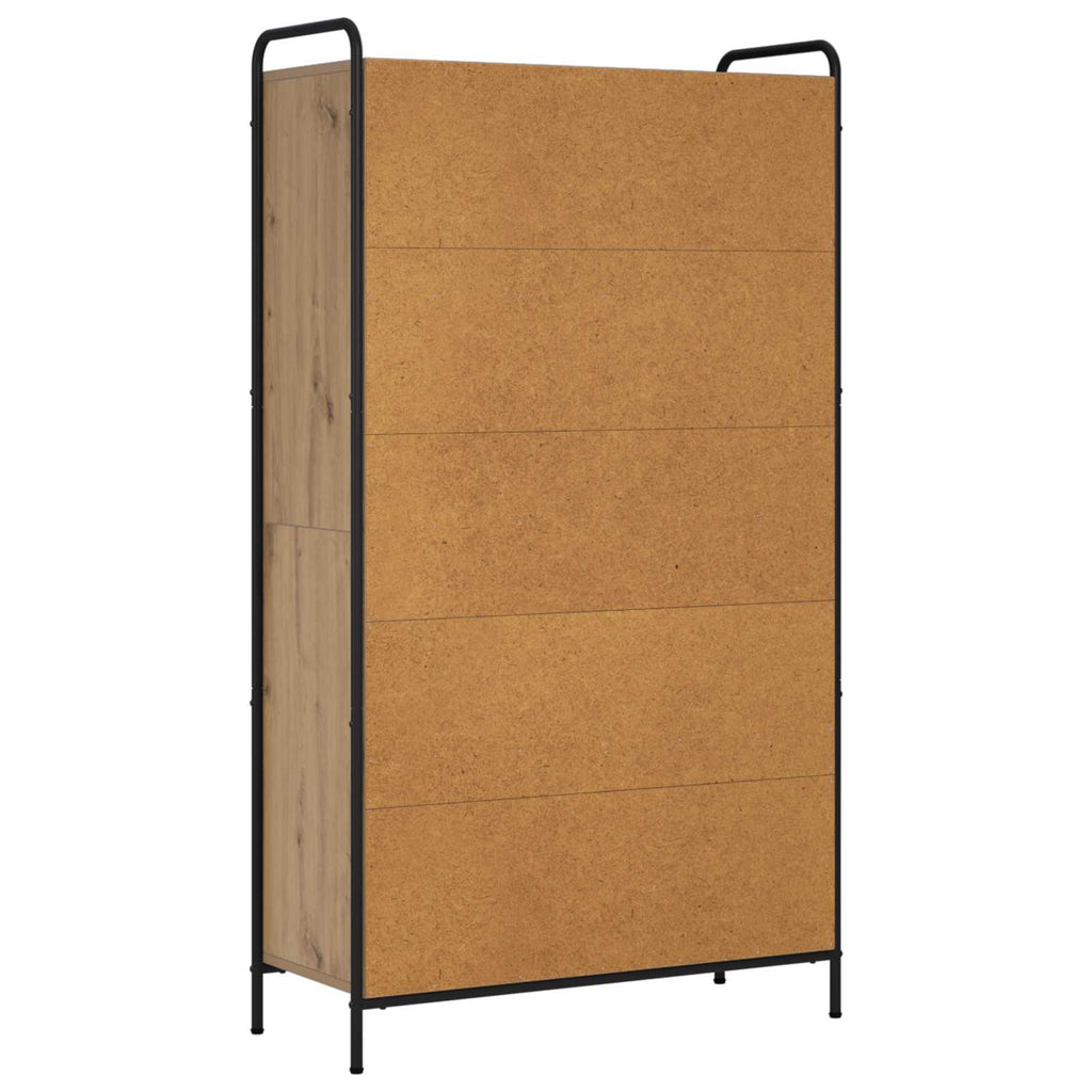 vidaXL Szafka na książki 55,5 x 33 x 174 cm Drewno inżynieryjne