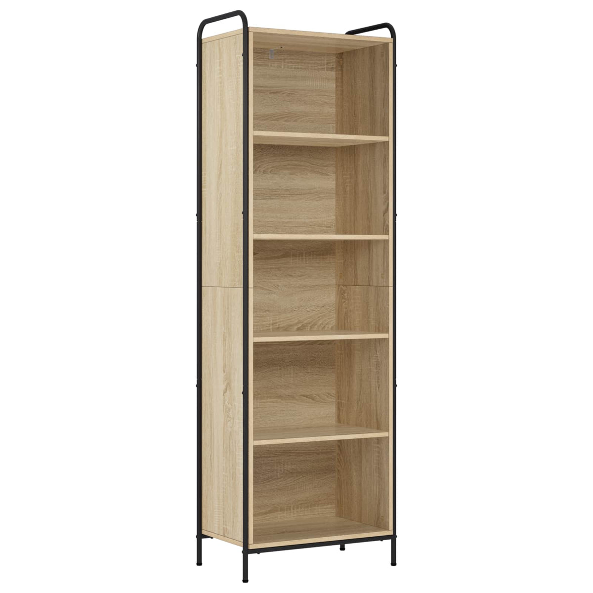vidaXL Szafka na książki 55,5 x 33 x 174 cm Drewno inżynieryjne