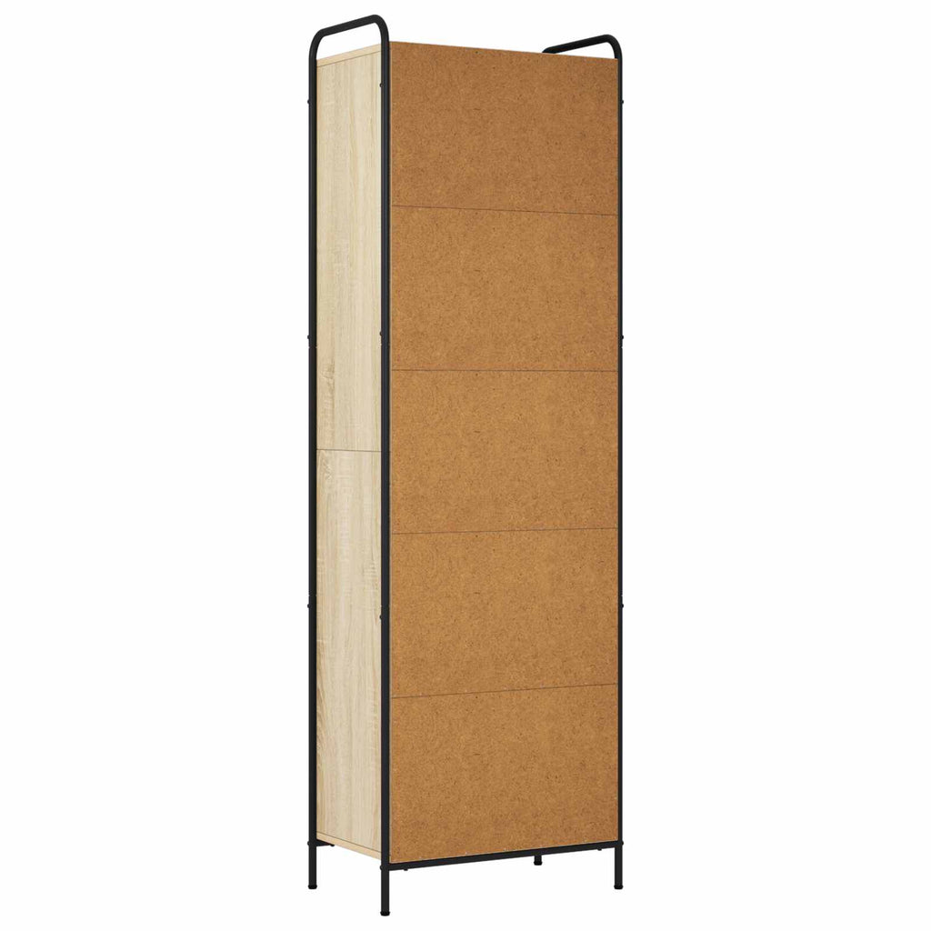 vidaXL Szafka na książki 55,5 x 33 x 174 cm Drewno inżynieryjne