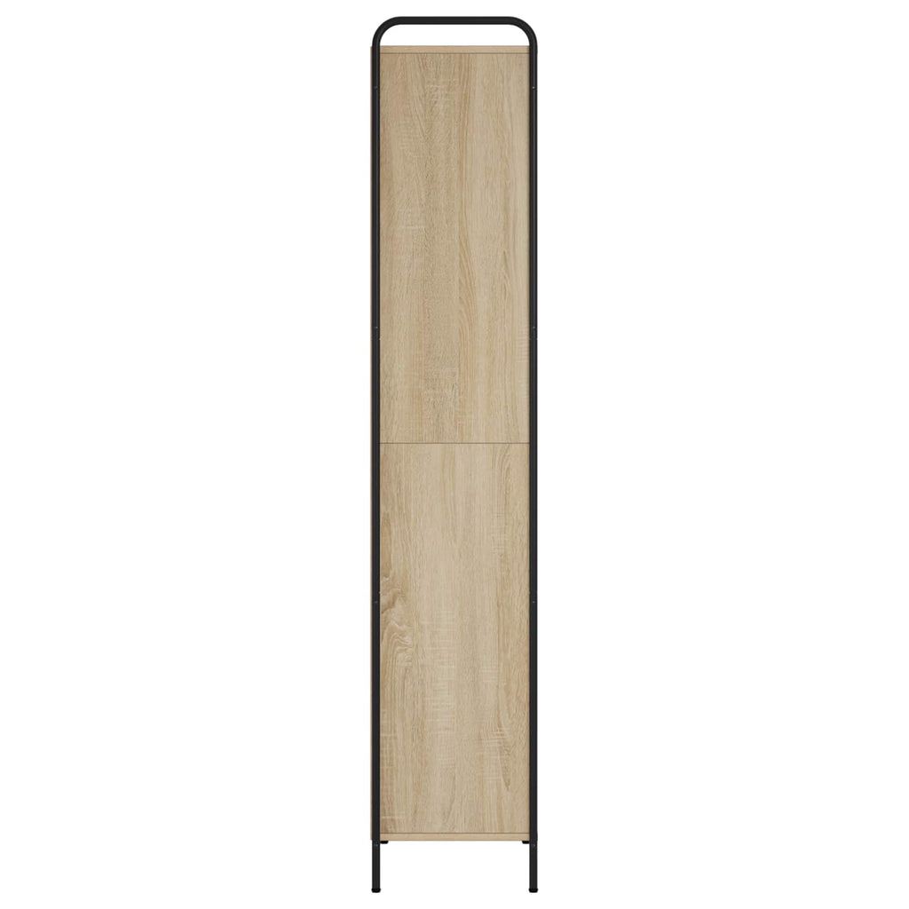 vidaXL Szafka na książki 55,5 x 33 x 174 cm Drewno inżynieryjne
