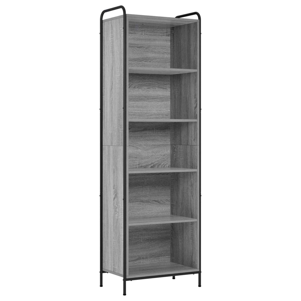 vidaXL Szafka na książki 55,5 x 33 x 174 cm Drewno inżynieryjne