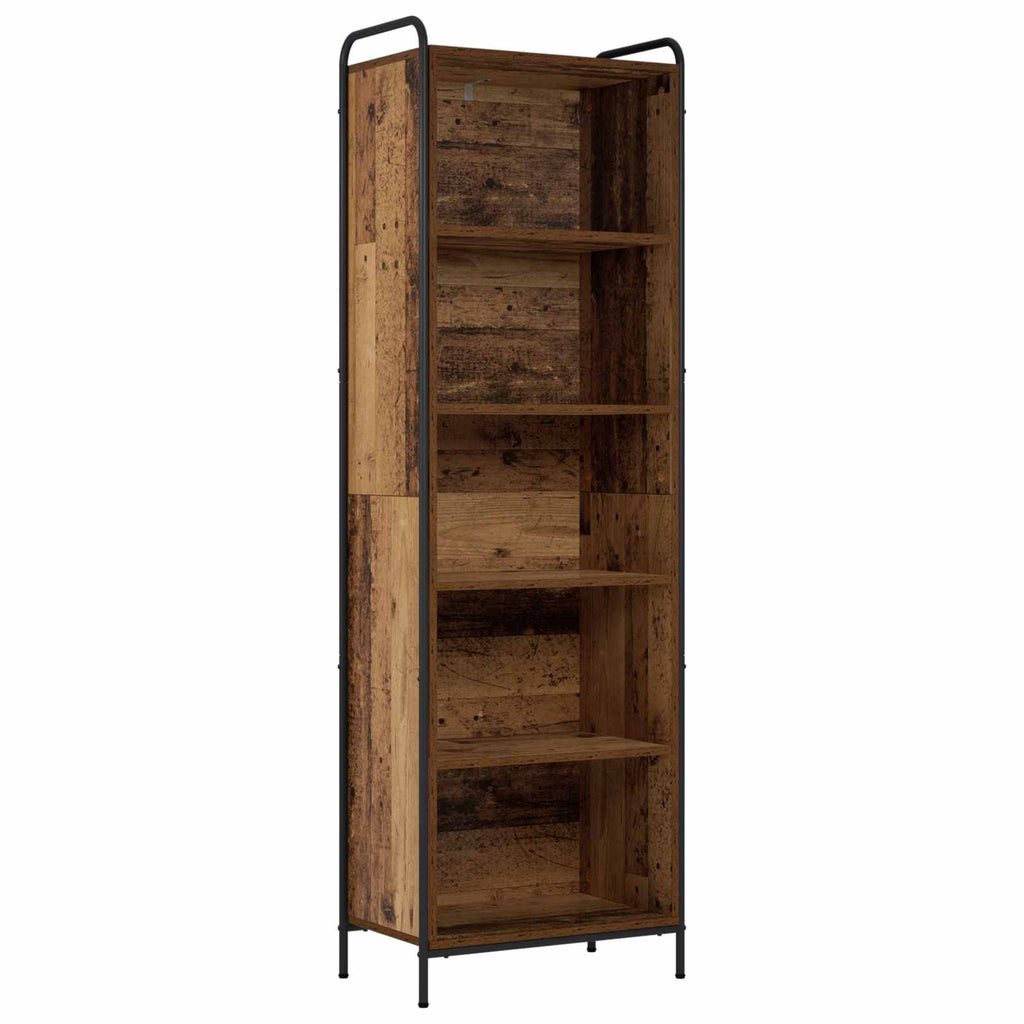 vidaXL Szafka na książki 55,5 x 33 x 174 cm Drewno inżynieryjne