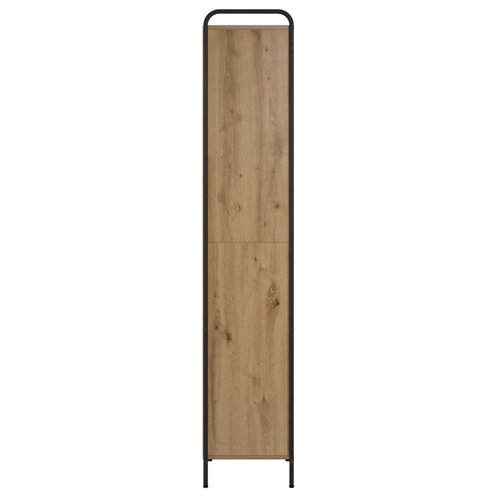 vidaXL Szafka na książki 55,5 x 33 x 174 cm Drewno inżynieryjne