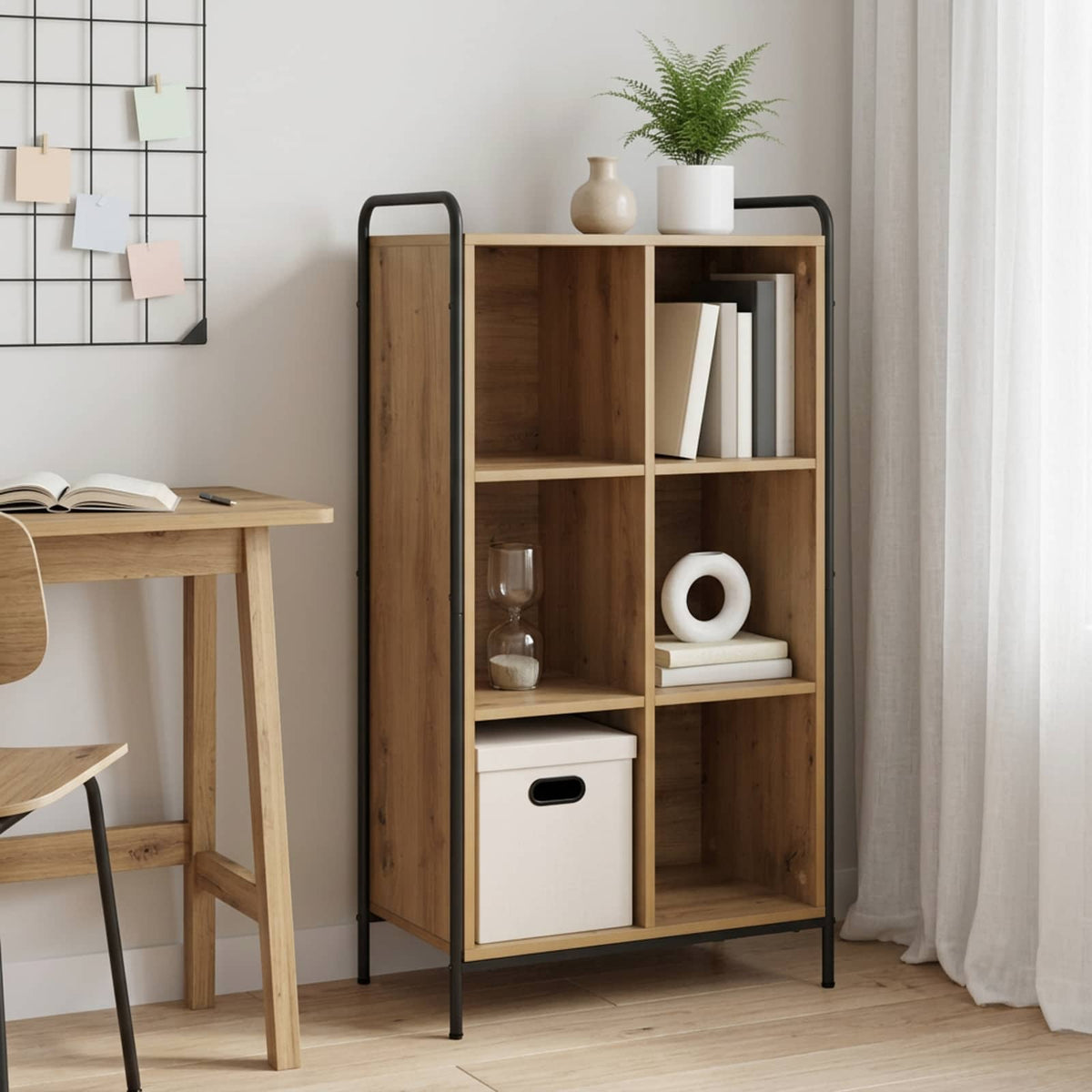 vidaXL Szafka na książki 57 x 33 x 111 cm Drewno inżynieryjne