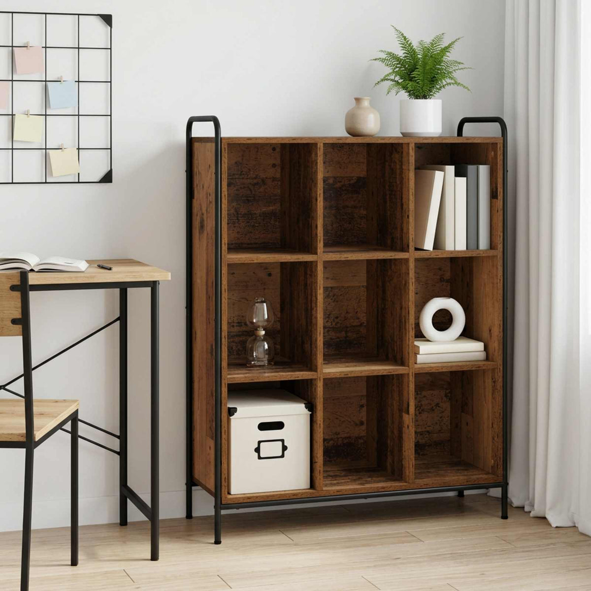 vidaXL Szafka na książki 57 x 33 x 111 cm Drewno inżynieryjne