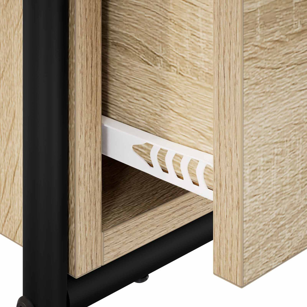 vidaXL Konsola dąb Sonoma 90 x 33 x 80,5 cm Drewno inżynieryjne