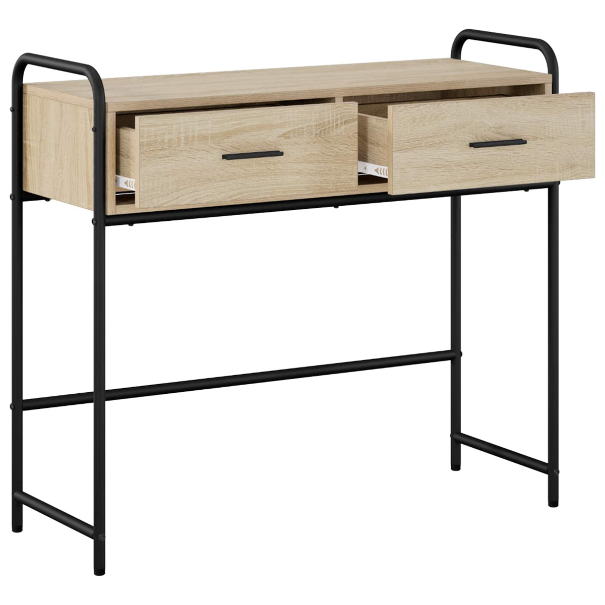vidaXL Konsola dąb Sonoma 90 x 33 x 80,5 cm Drewno inżynieryjne