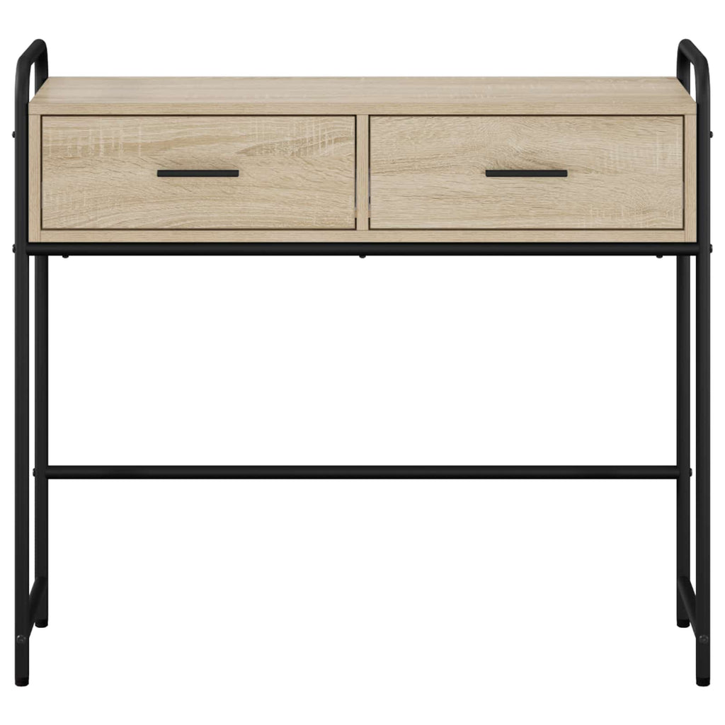 vidaXL Konsola dąb Sonoma 90 x 33 x 80,5 cm Drewno inżynieryjne